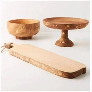 ⭐️ Rosemary Herb Boho Farm Hip Peasant Art Deco Decor Cheeseboard Board Platter